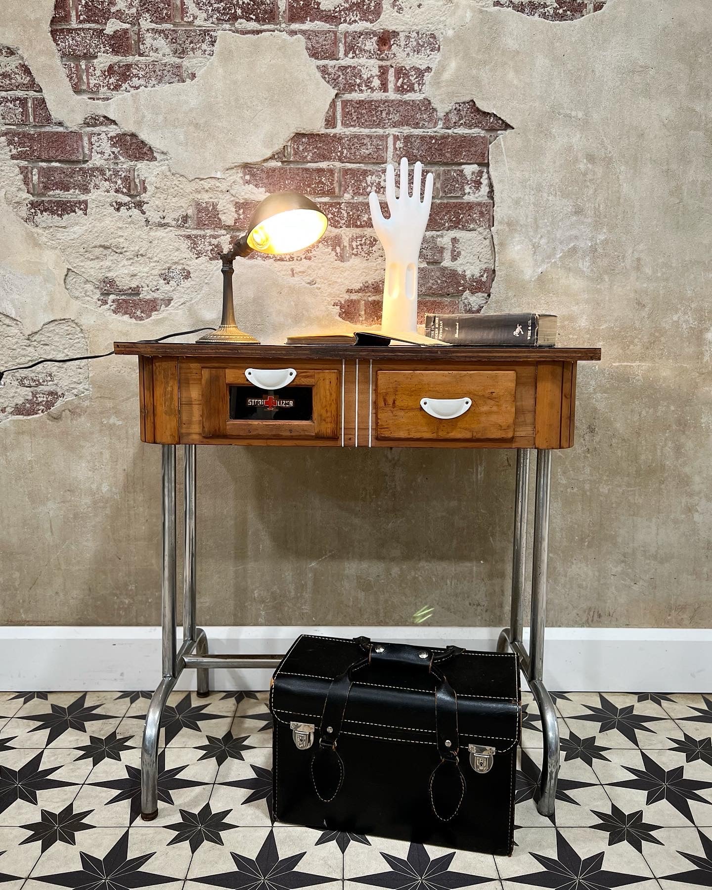 LOCAL PICKUP ONLY: Vintage Medical/Barber Table