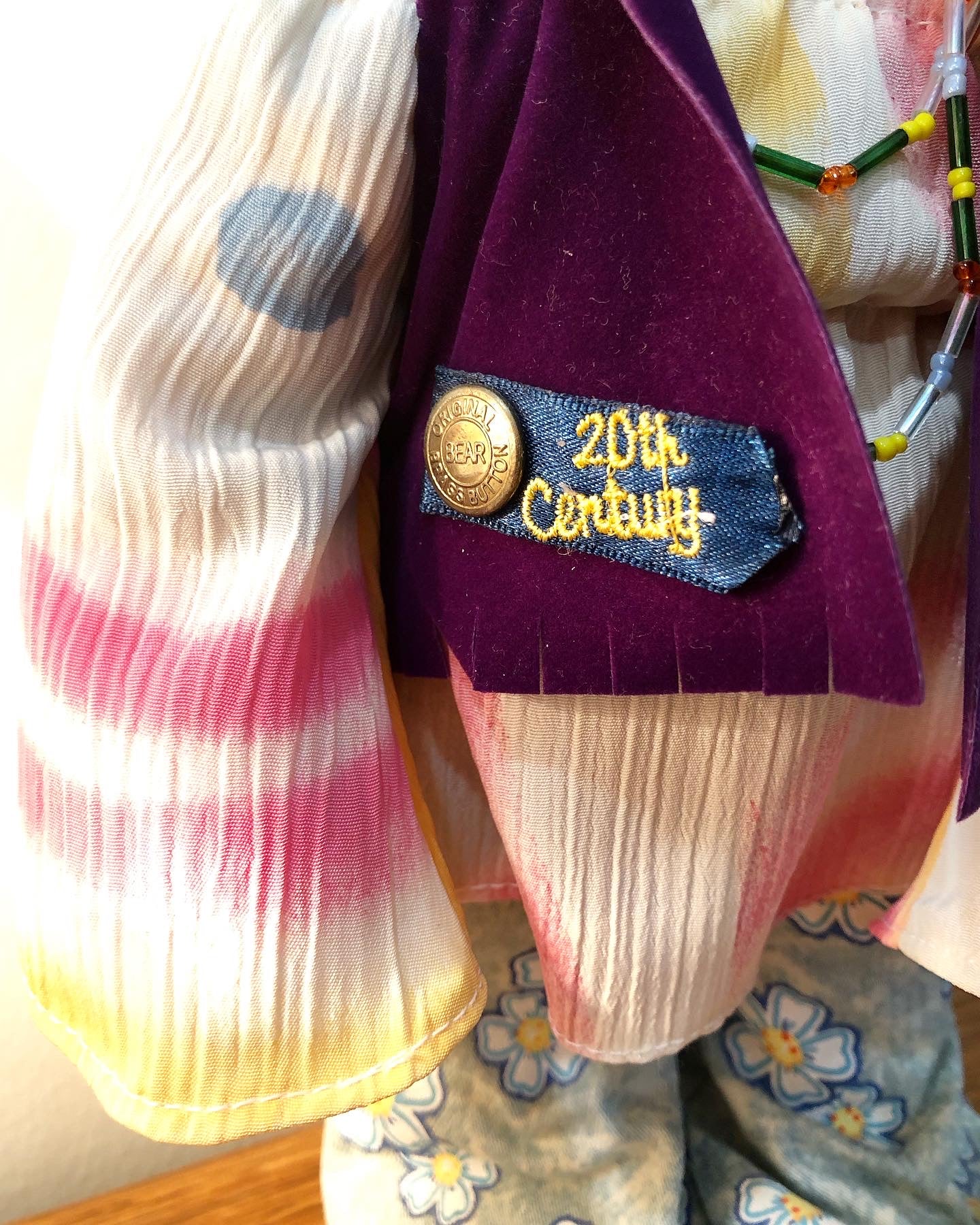 Vintage “Hippie” Teddy Bear