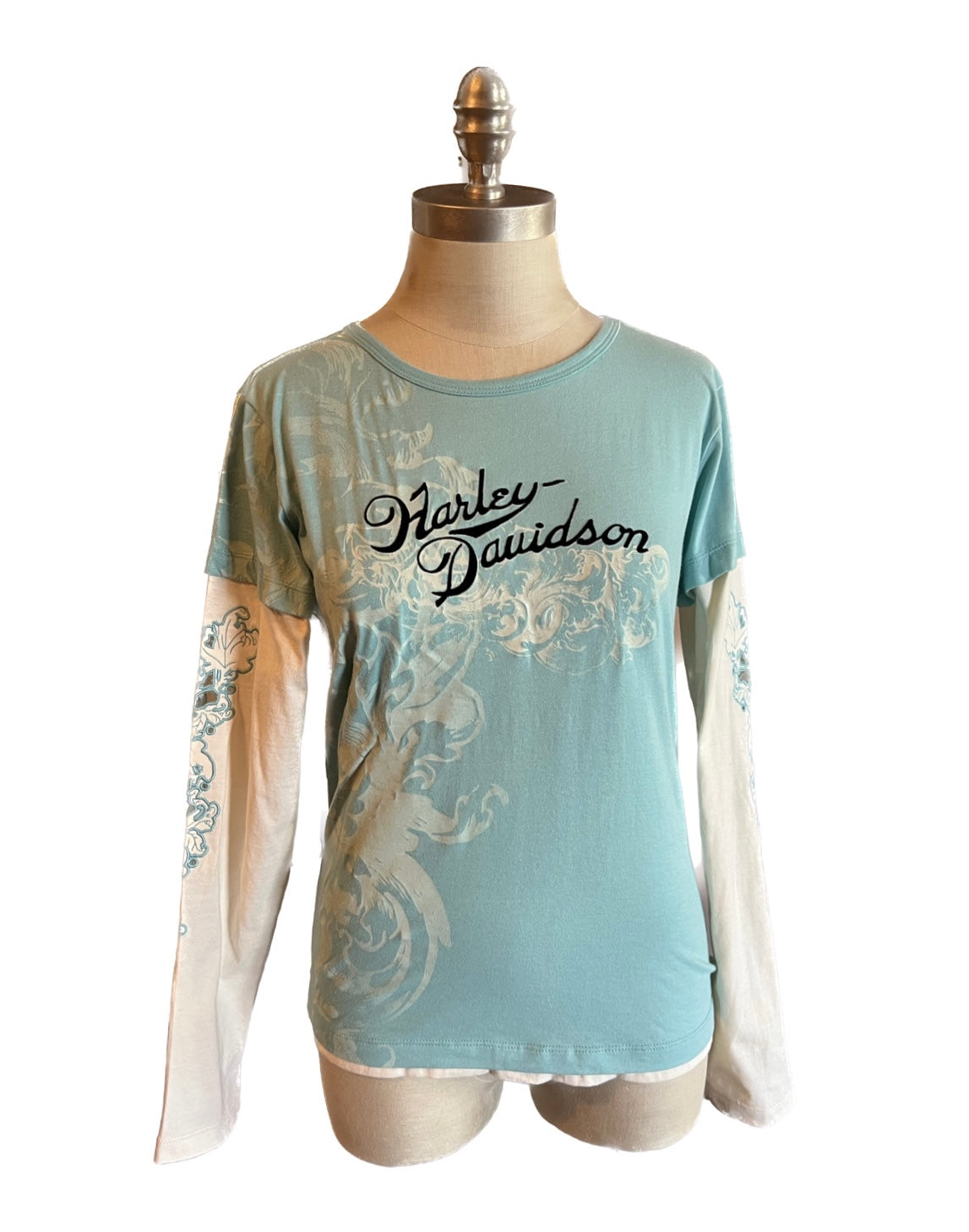 Harley-Davidson Mock Layered Long-Sleeve Tee