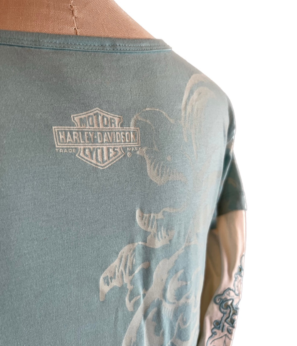 Harley-Davidson Mock Layered Long-Sleeve Tee