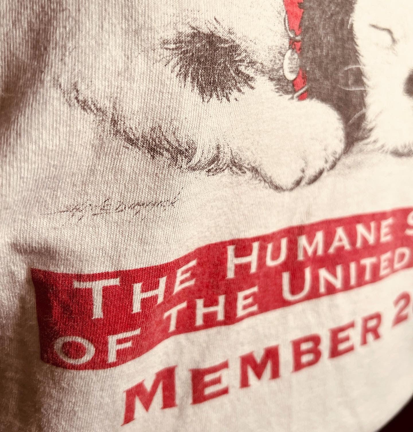 Vintage The Humane Society of the United States T-Shirt