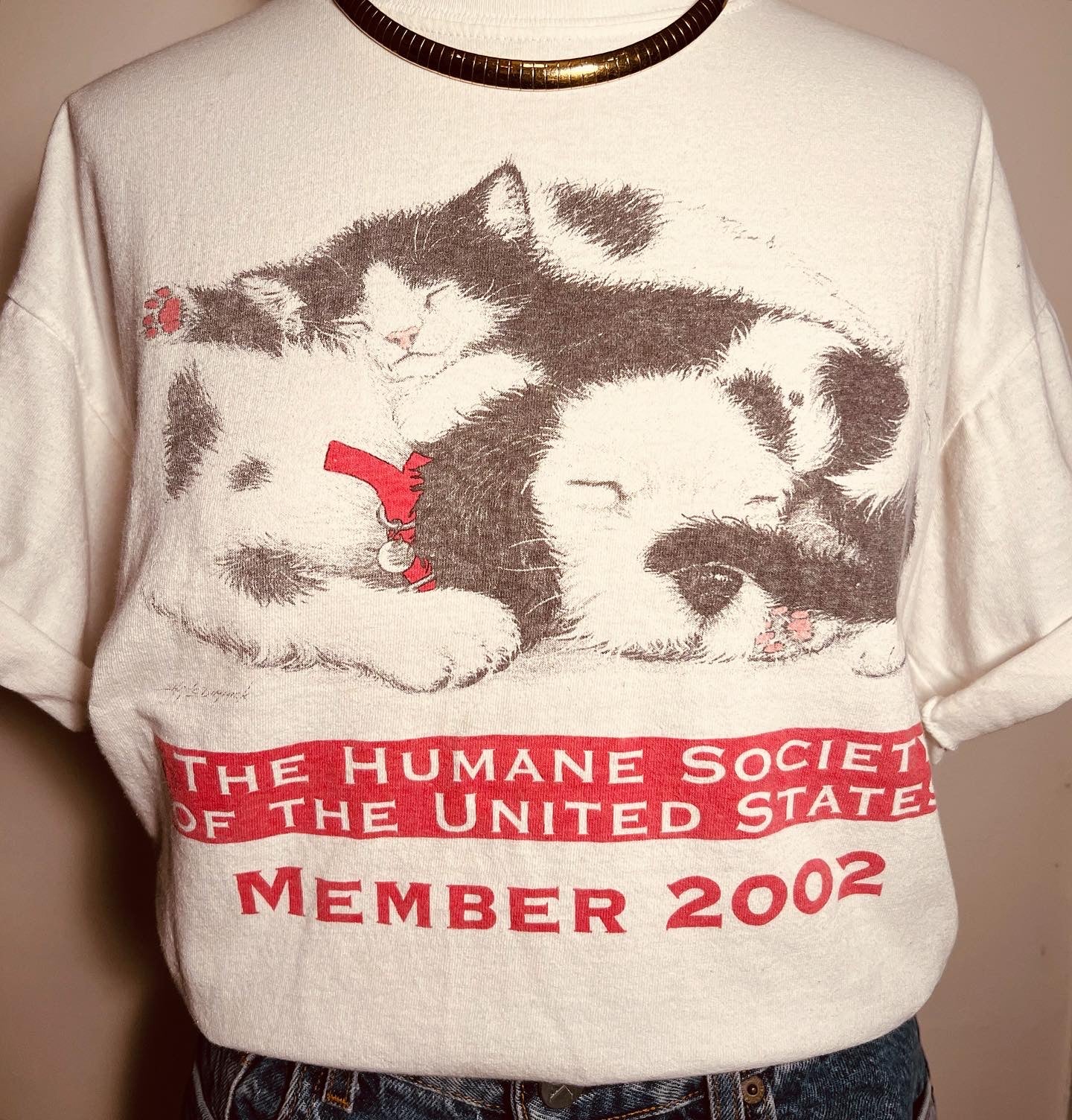 Vintage The Humane Society of the United States T-Shirt